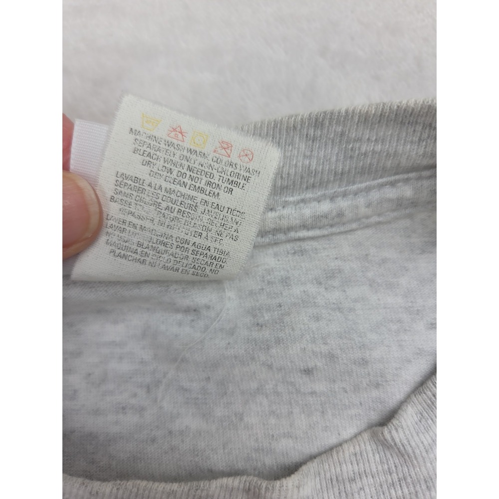 Vtg 1997‎ Prairie Song Graphic T-Shirt Horse Native American Western Gray Size L - Picture 6 of 11